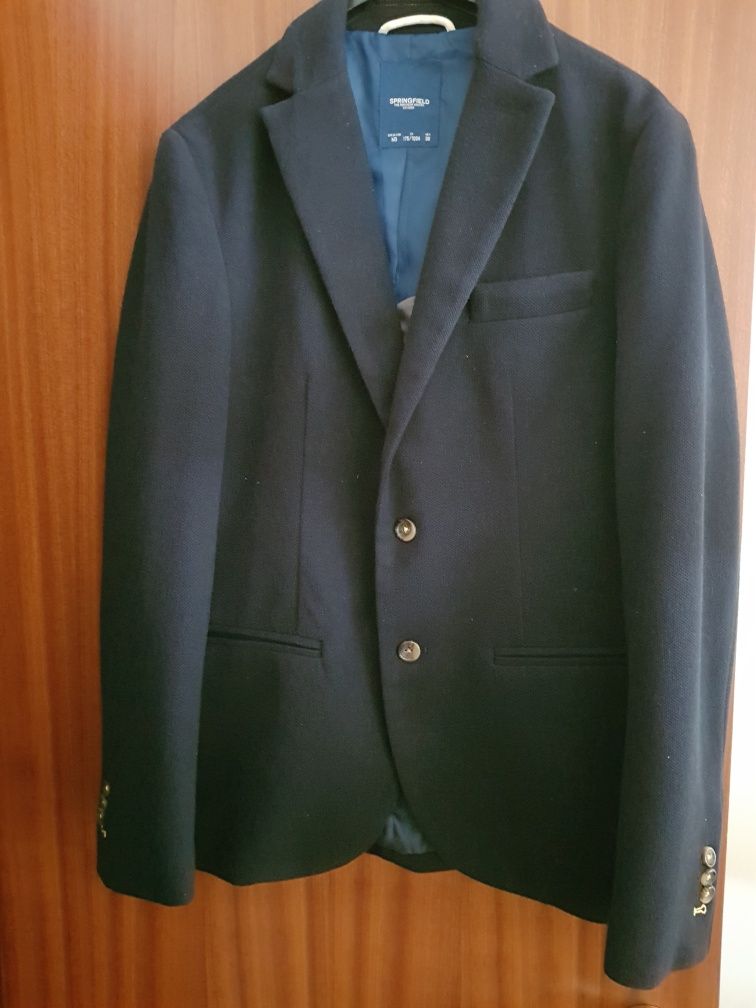 Blazer homem azul marinho Novo