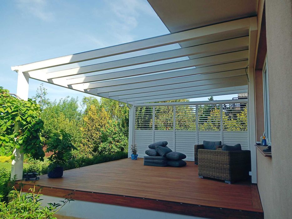 zadaszenie tarasu pergola dach taras drewniany poliwęglan