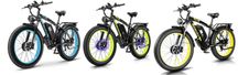 Bicicleta elétrica de montanha KETELES K800 26" 2000W Motor Duplo