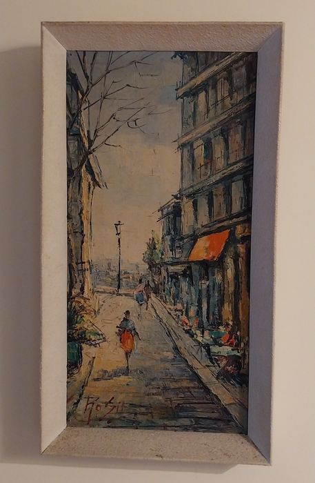 Magnífica pintura a óleo Romero Silva Antonio