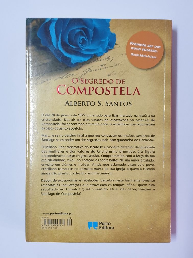 O Segredo de Compostela - Alberto S. Santos - Porto Editora