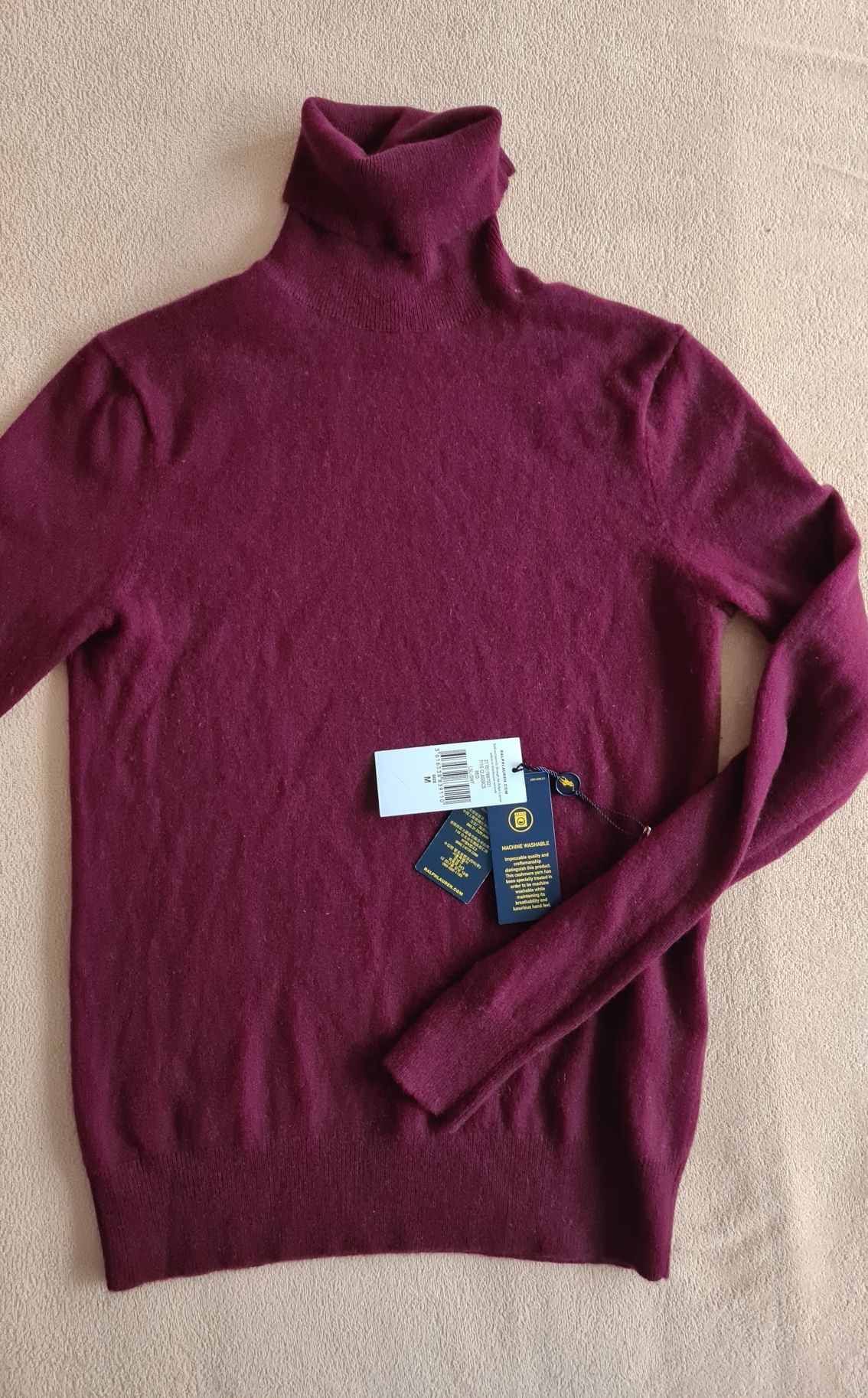 Sweter golf Ralph Lauren 100% kaszmir