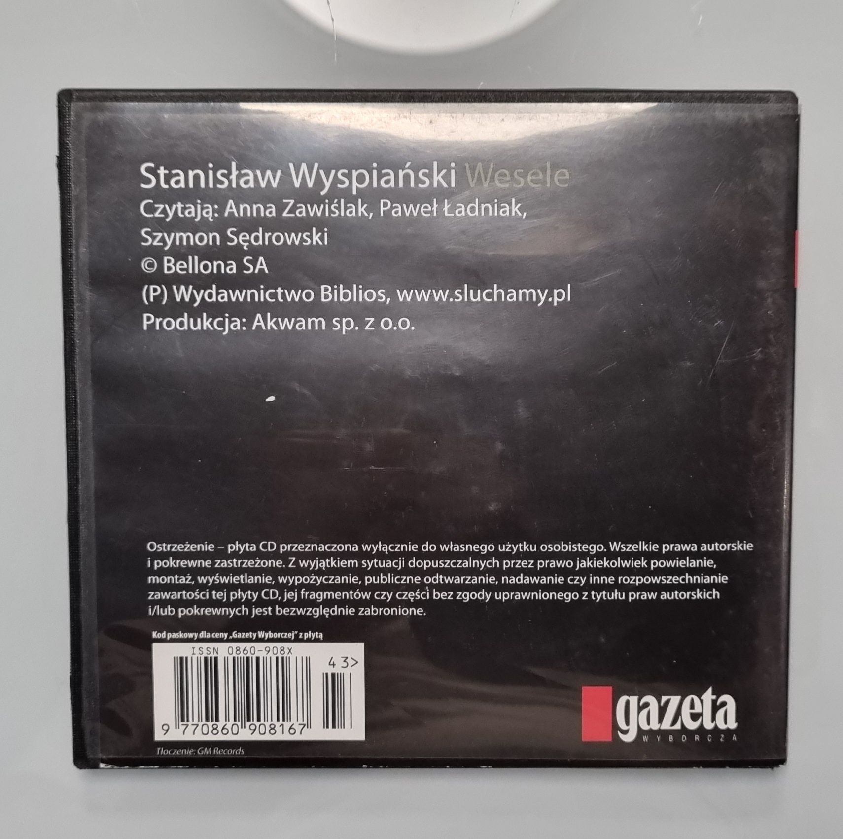 AUDIOBOOK Wesele Stanisław Wyspiański lektura CD