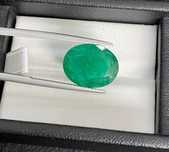 Szmaragd - 8.25 ct - Lotus Gemology - Minor Oil Intensywna zieleń