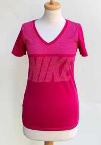 Koszulka Bluzka Nike Różowa S 36 Dri Fit The Nike Tee Sportowa