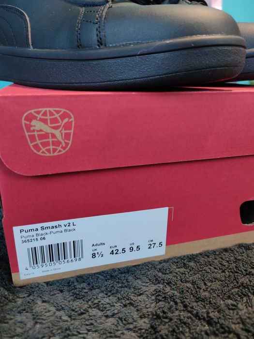Nowe adidasy unisex czarne Puma r 42,5