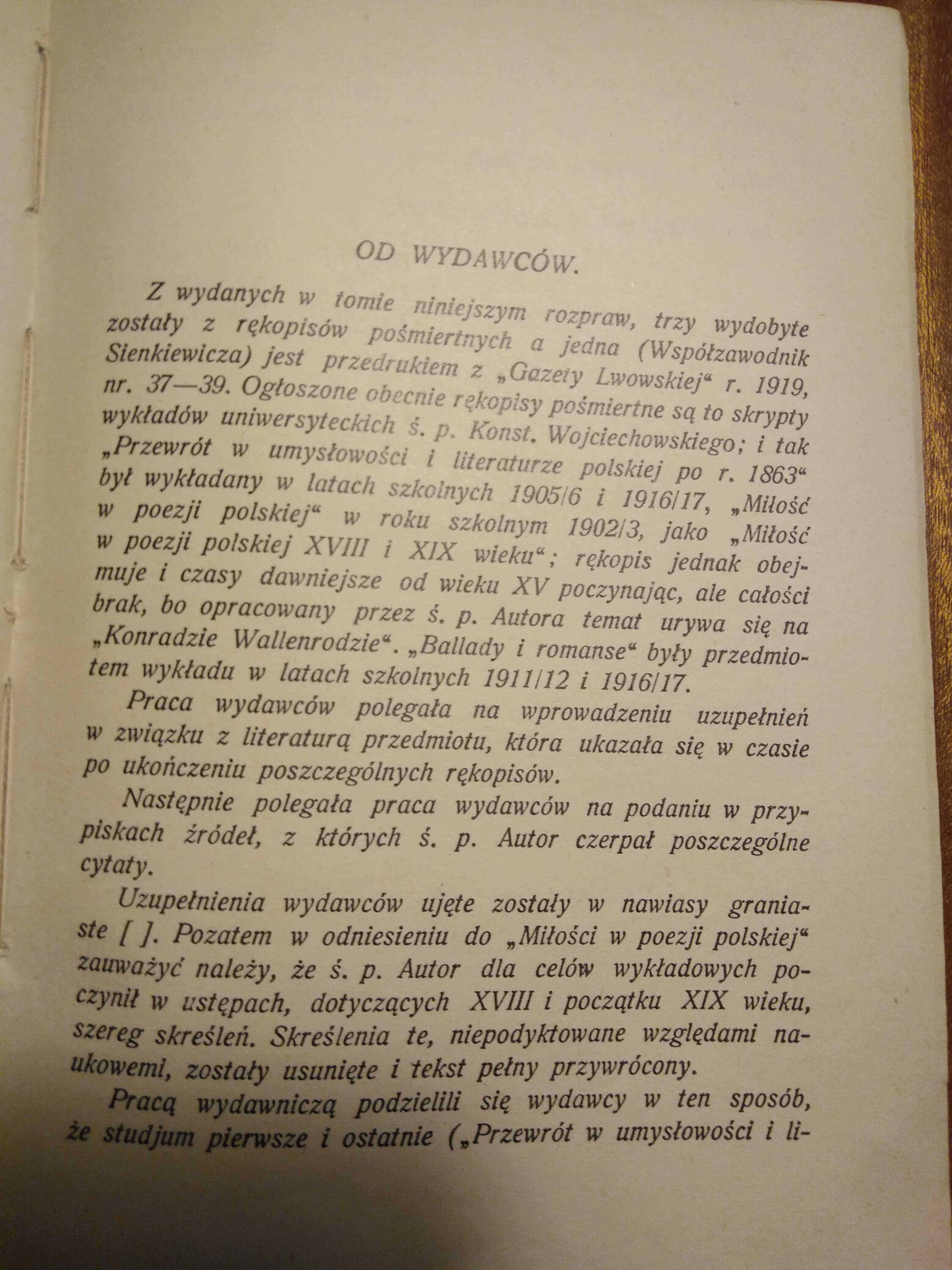 Przewrót w umysłowości i literaturze polskiej po roku 1863