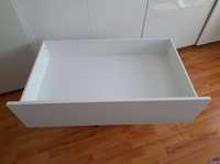 Szuflada pod łóżko - biała - Ikea - 4 szt. 100x62x29 cm. stan b. dobry