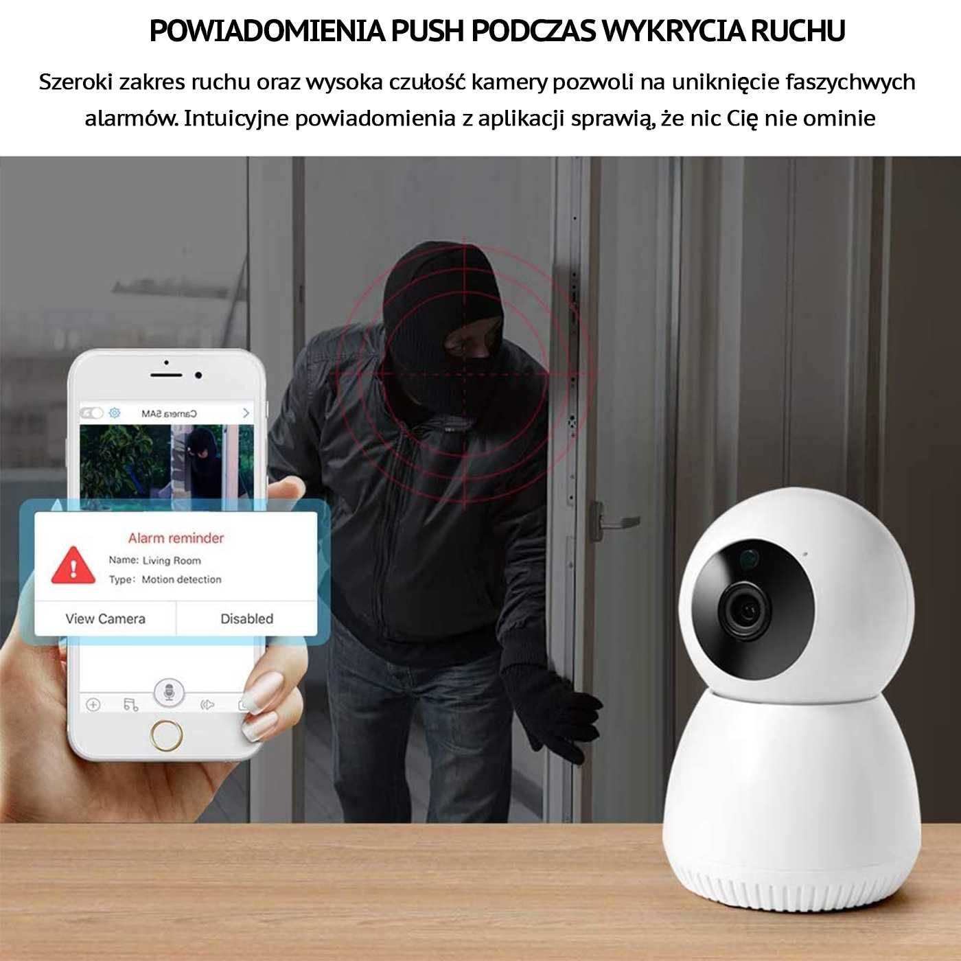 Kamera obrotowa Denver IIC-215 FULL HD 2MP WIFI SMART TUYA niania