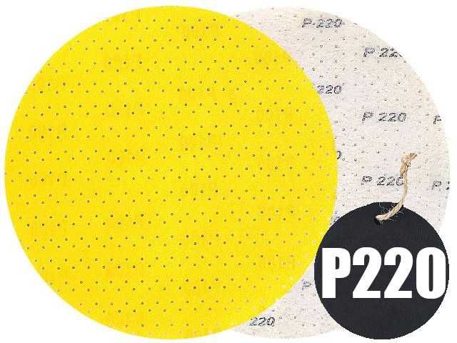 Krążek papier ścierny yellowpad do gipsu ŻÓŁTY DO ŻYRAFY 225MM GR 220