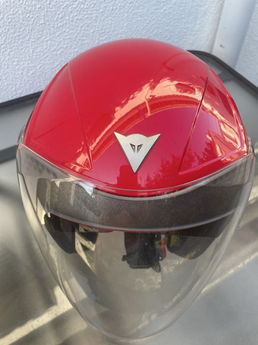 Capacete mota vermelho Dainese tamanho S 56