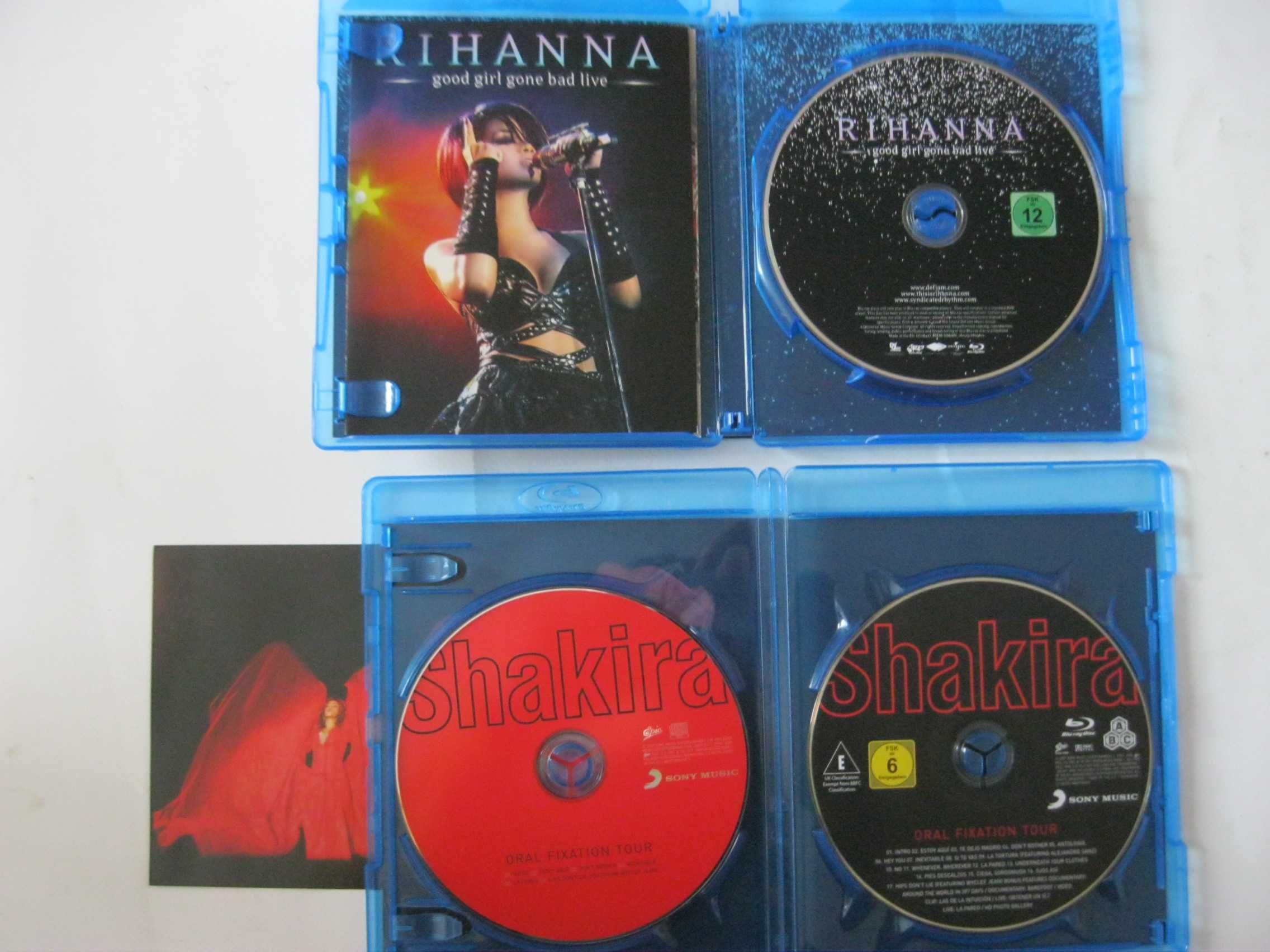 Blu -ray -Shakira / Rihanna  /na sztuki