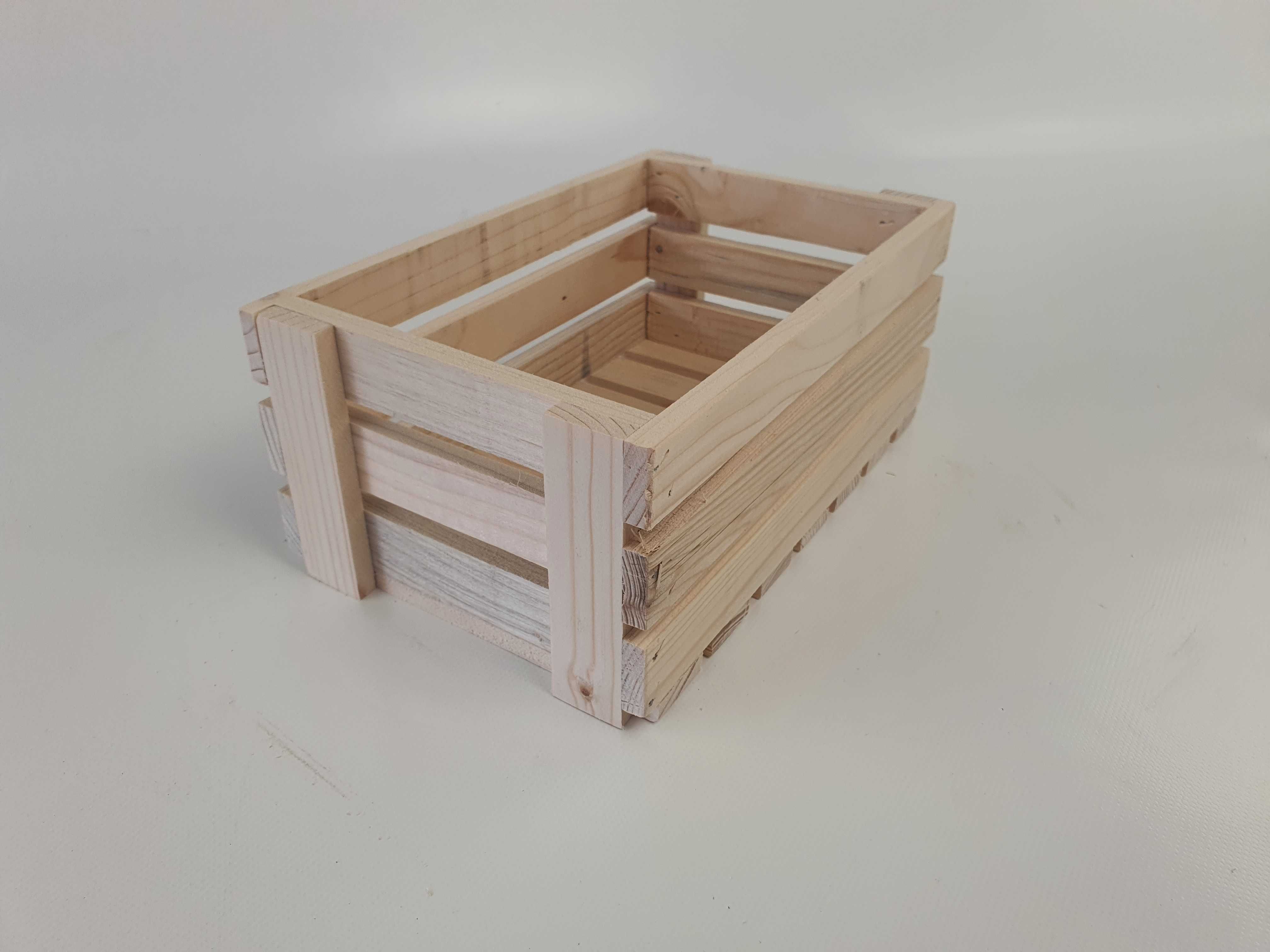 Skrzynka drewniana PREMIUM półka dekoracyjna 25x15x10 rozmiar S