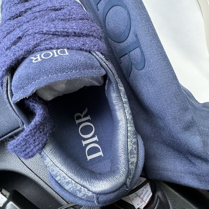 Жіночі преміальні кросівки кеди D b33 blue premium сині натур замша