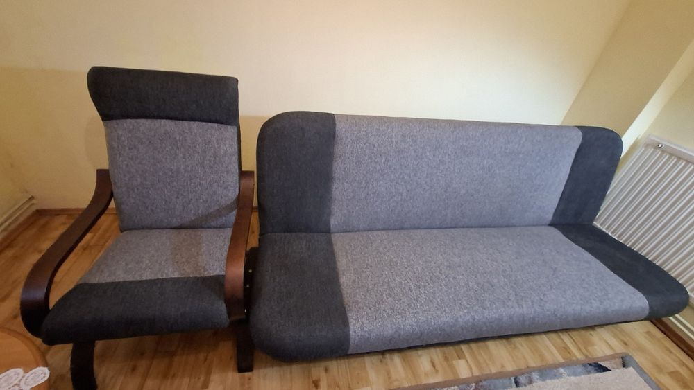 Zestaw wersalka i  2 fotele
