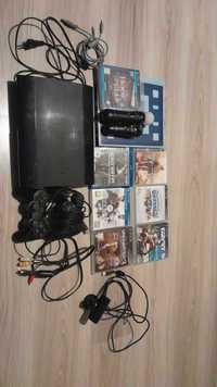 Konsola ps3 + 7 gier + pady + Kontroler ruchu Move Sony PS3 VR