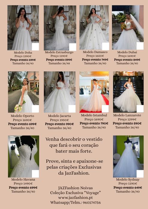 Vestido de noiva NOVO barato lowcost