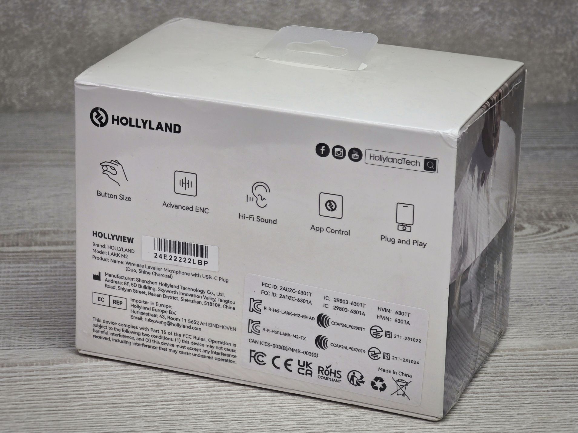Радіосистема Hollyland Lark M2 Duo USB-C для Android або iPhone 15/16