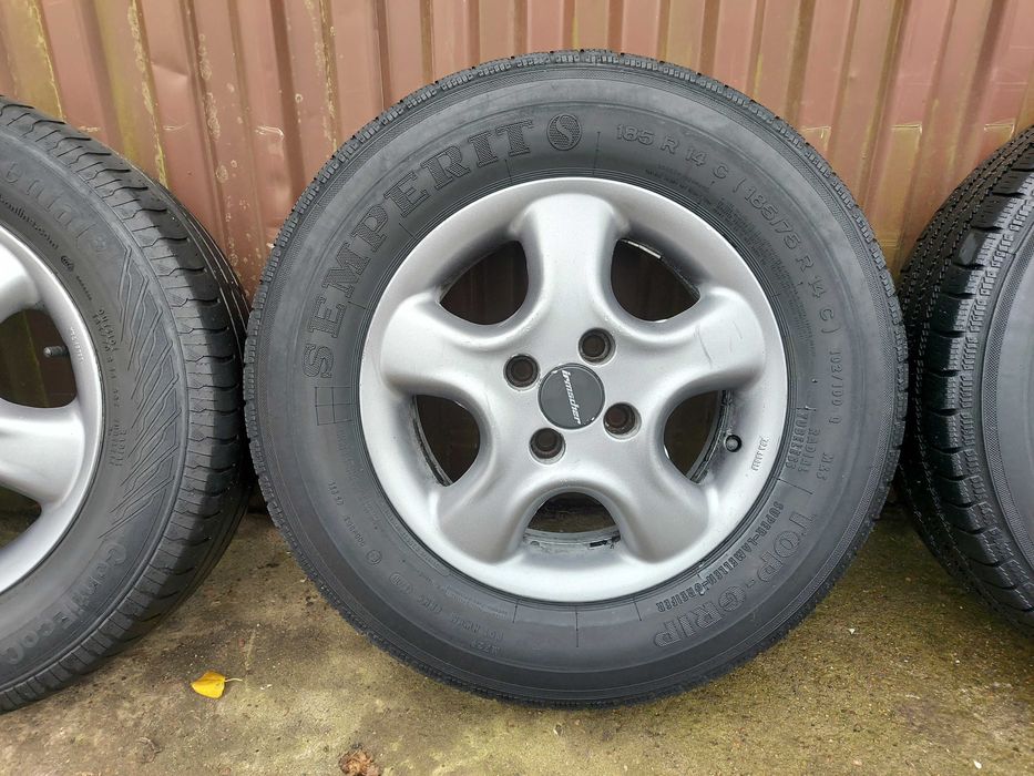 Alufelgi 5.5x14 ET49 Opel 4x100 koła letnie Irmscher KBA43036 4szt