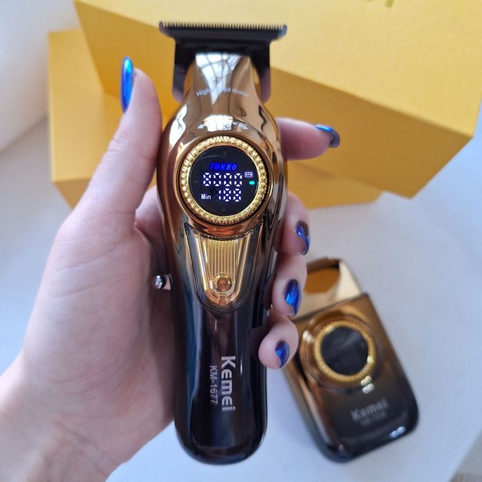 Набір шейвер +тример Kemei!Топова якість!