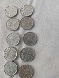10 moedas 10 centavos alumínio em bom estado.