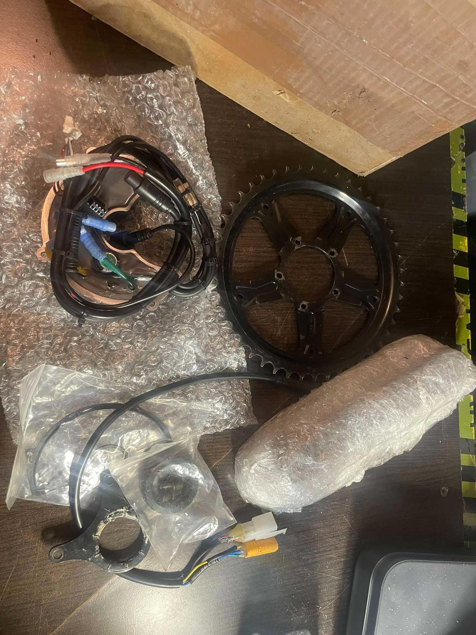 silnik bafang bbs02b + sterownik 750w + zestaw DIY zewnetrzny esc