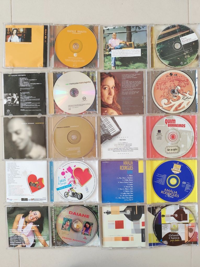 Lote de 10 CDs de Musica Ligeira Portuguesa