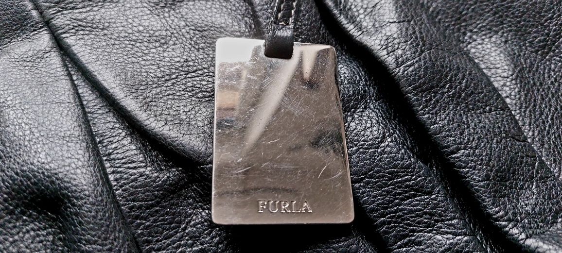 Torba Furla czarna skóra