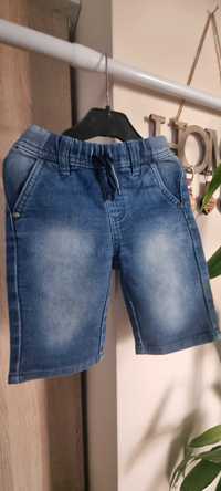 szorty jeans chłopiec 92