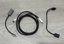 Adaptador tipo C para HDMI + cabo HDMI (1,5m) + extensor de HDMI macho