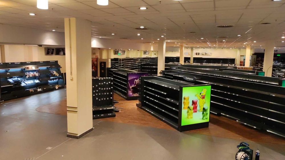 Regał sklepowy magazynowy gondola garażowa antracyt warsztat piwnica