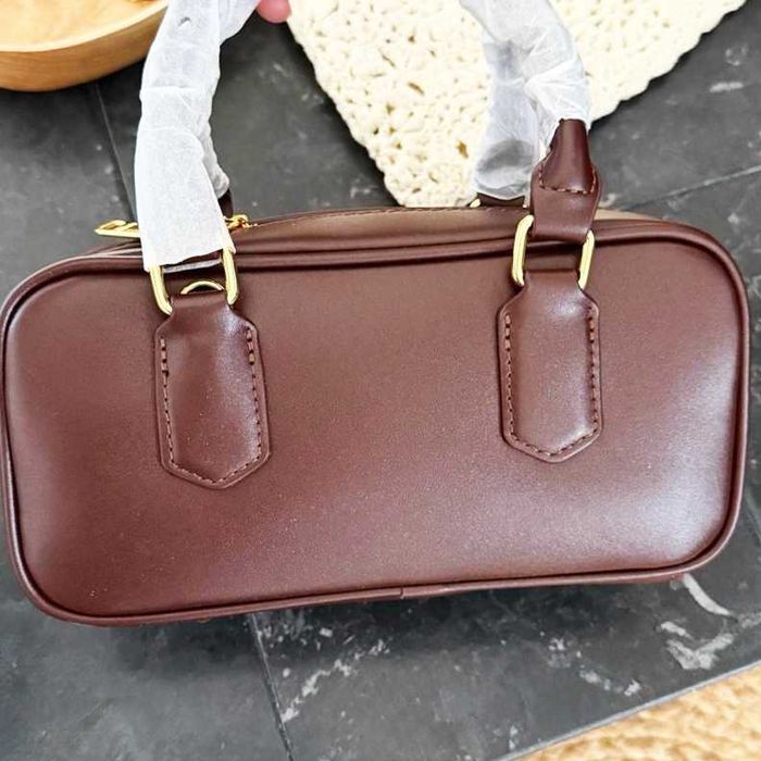 Miu Miu brązowa torba unisex - używana w świetnej kondycji!