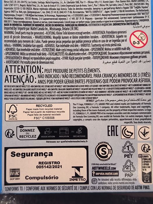 Hot Wheels - Pack F1 2024