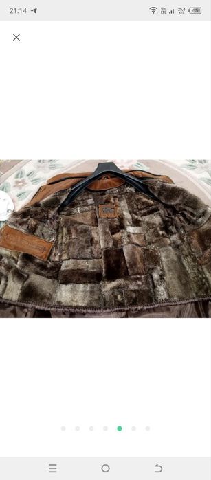 50-56.Куртки дублёнки мужские натуральная кожа