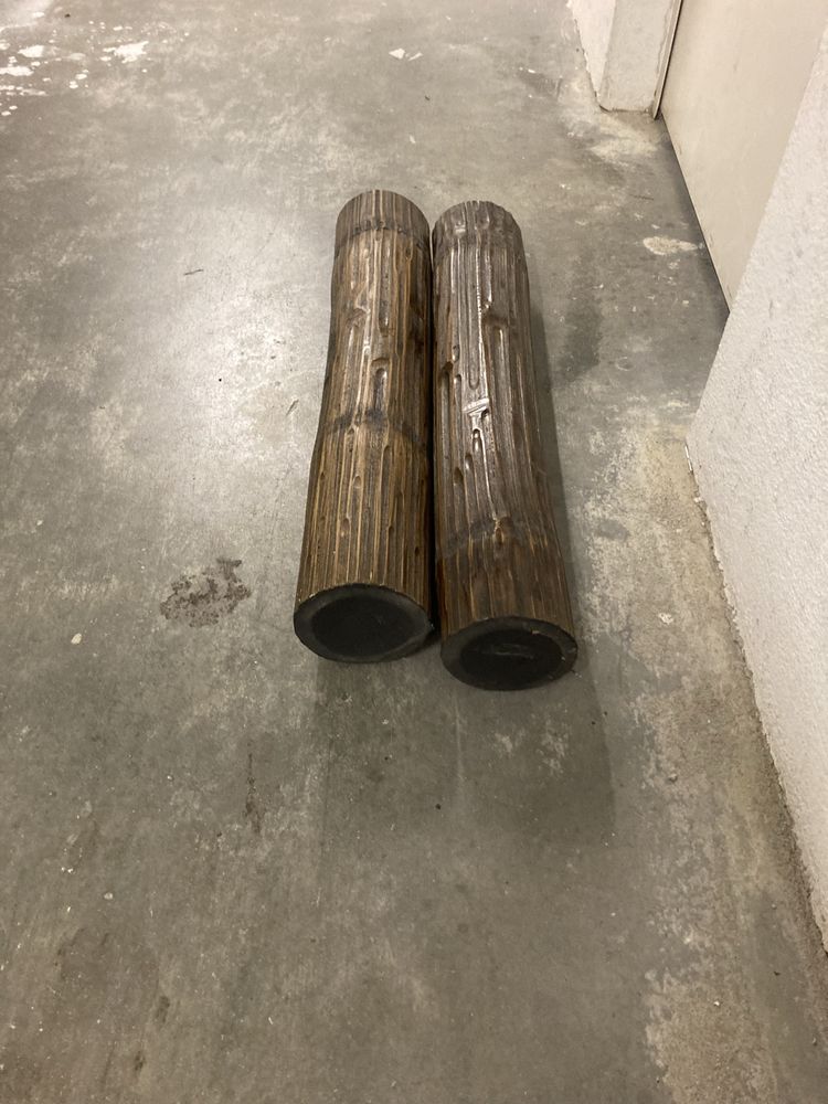 Velas decorativas em bambu gigante 60cm