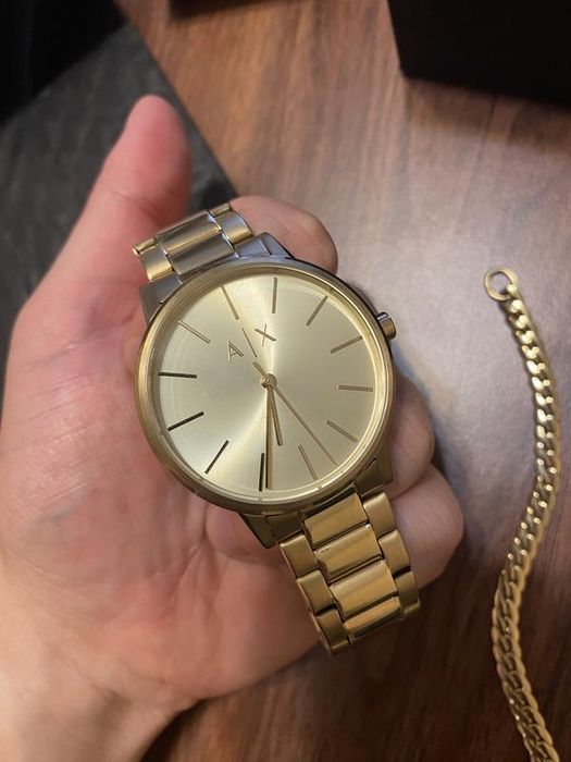 Годинник з браслетом Armani Exchange оригінал в коробці, часы Armani