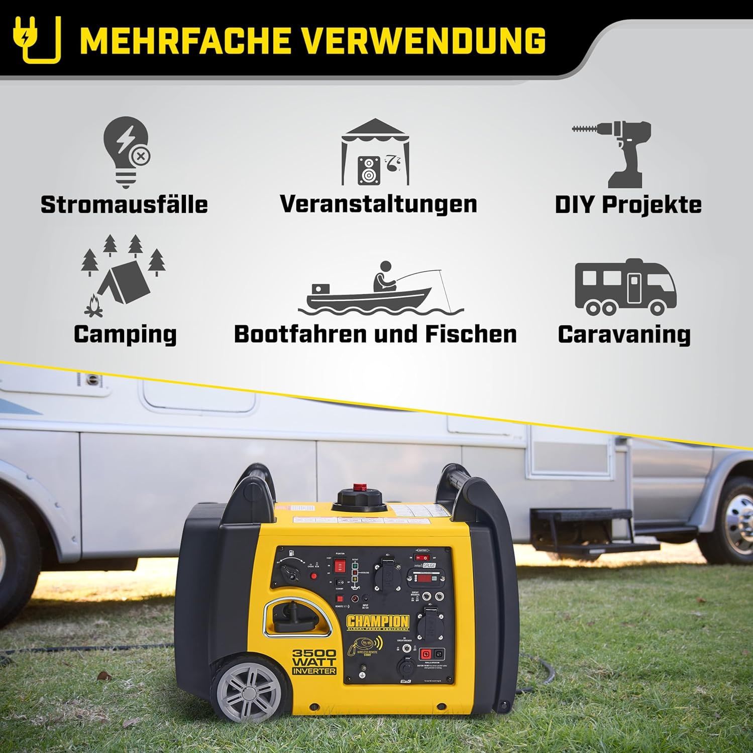 Генератор інверторний 3.5 kW. З Німеччини. Оригінал