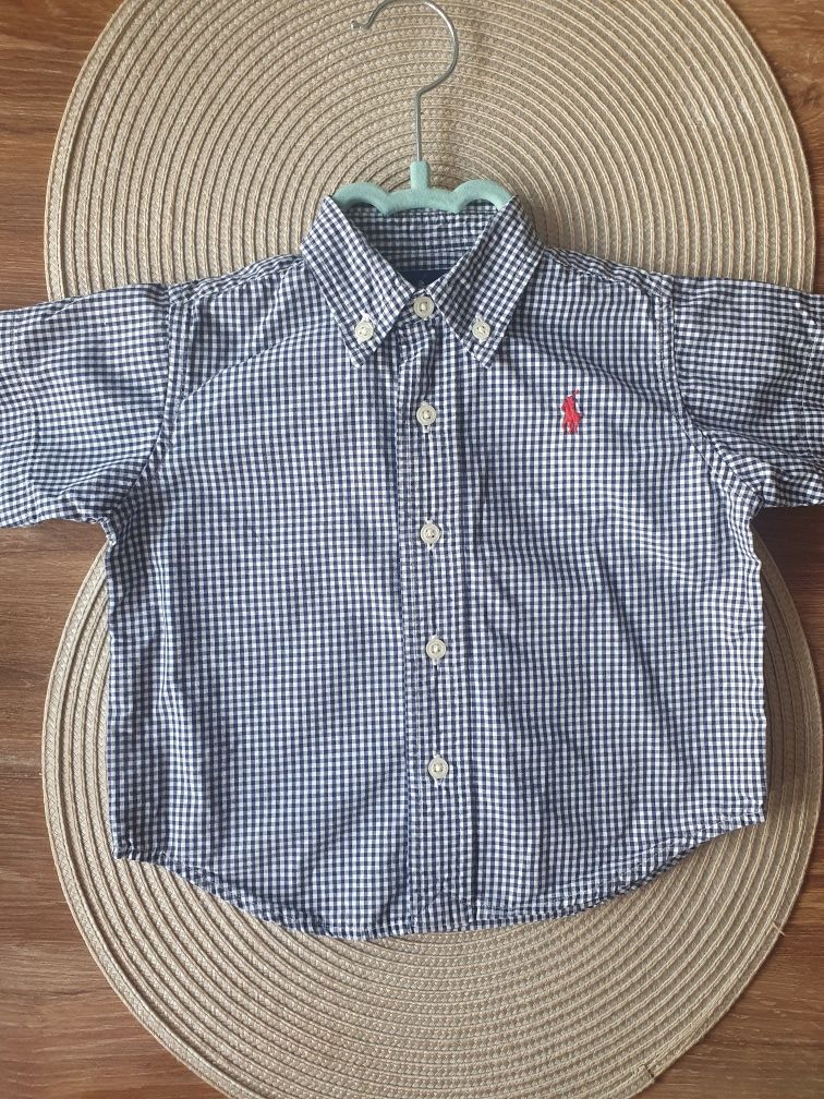 Koszula Ralph Lauren r.80 (12m) dla chłopca na krótki rękaw