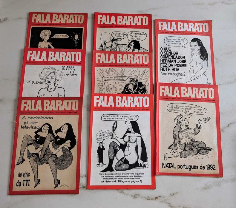 Revistas Fala Barato e Revistas Gaiola Aberta de José Vilhena