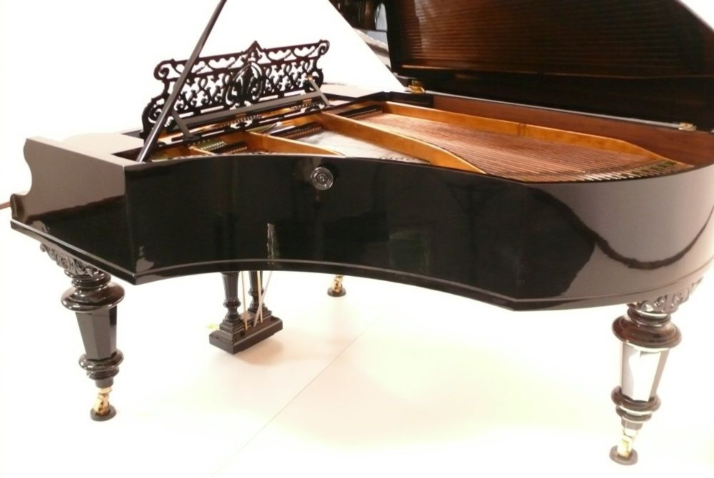 Fortepian C. Bechstein 200cm 1894r CZARNY POŁYSK