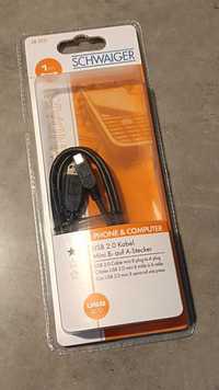 Kabel ładujący Schwaiger Mini USB CK1521