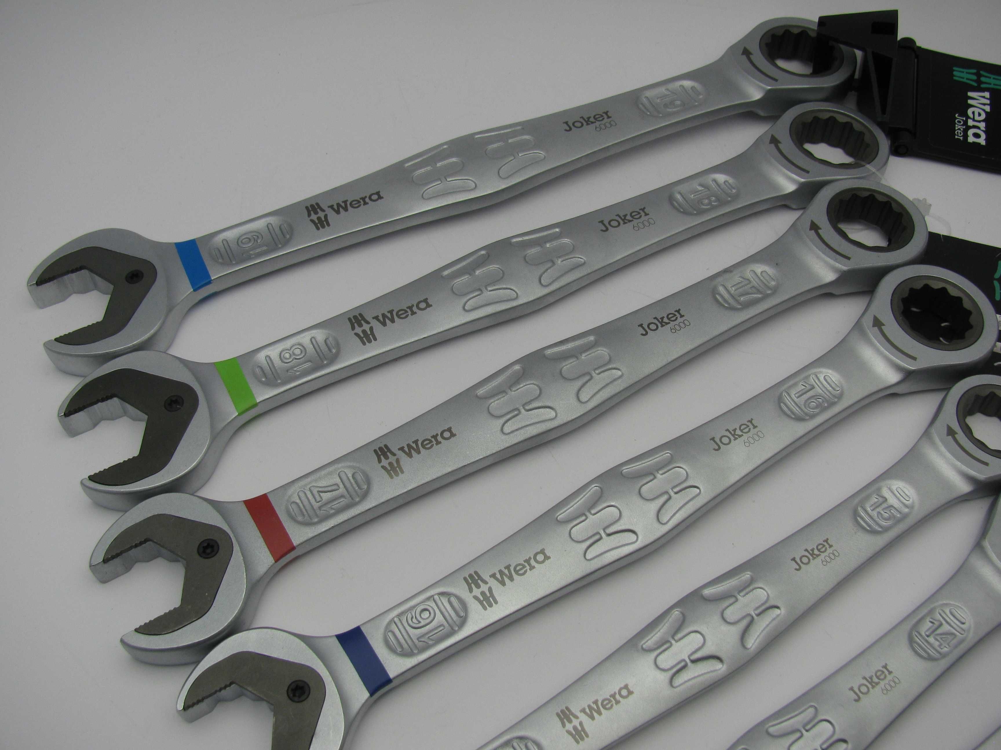 WERA Joker 6000 MEGA zestaw x11 Kluczy oczkowych z grzechotką r. 8-19