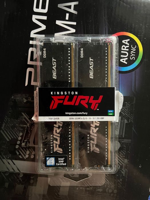 Оперативна памʼять ddr4-3200 cl-16-18-18 2x8 GB