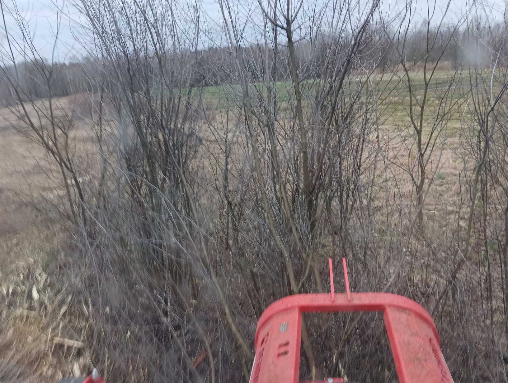Koszenie karczowanie mulczer czyszczenie równanie działek rębak