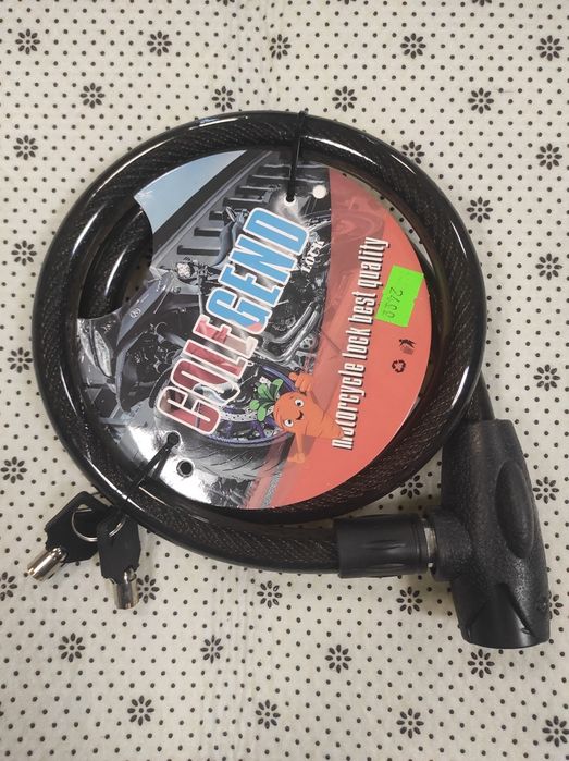 Grube zapięcie do roweru blokada linka przeciwkradzieżowa zamknięcie