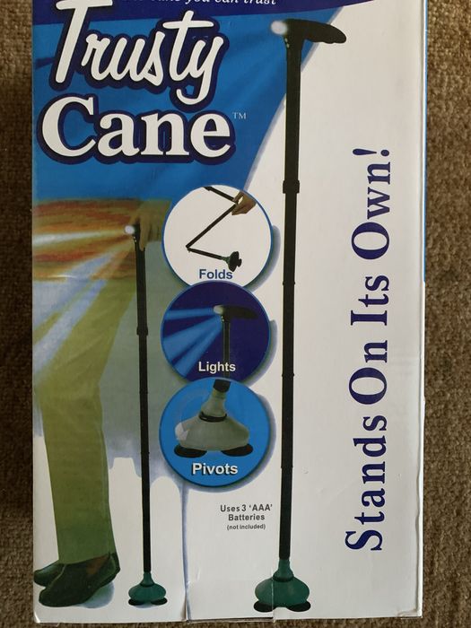 Трость с подсветкой телескопическая Trusty Cane