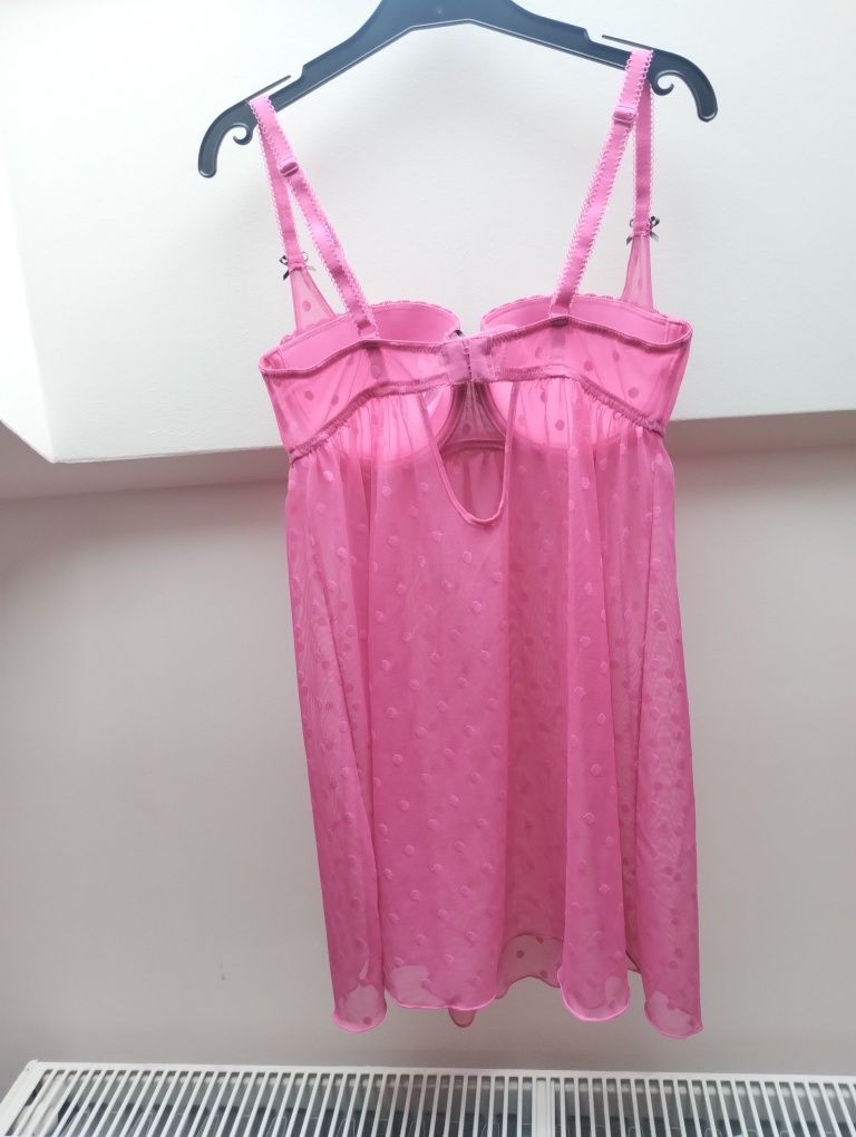 Różowa koszulka nocna Barbie O lingerie 75C