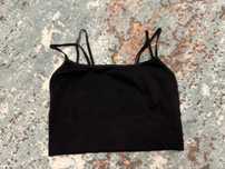 czarny sportowy biustonosz do karmienia H&M Mama L