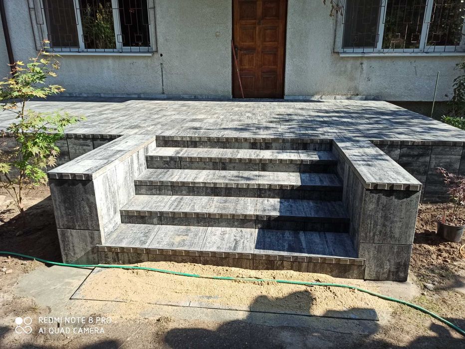 Brukarstwo, tarasy, ogrodzenia, prace ogólnobudowlane