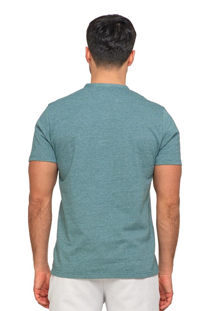 Moraj t-shirt męski z guzikami zielony r. L, 2XL